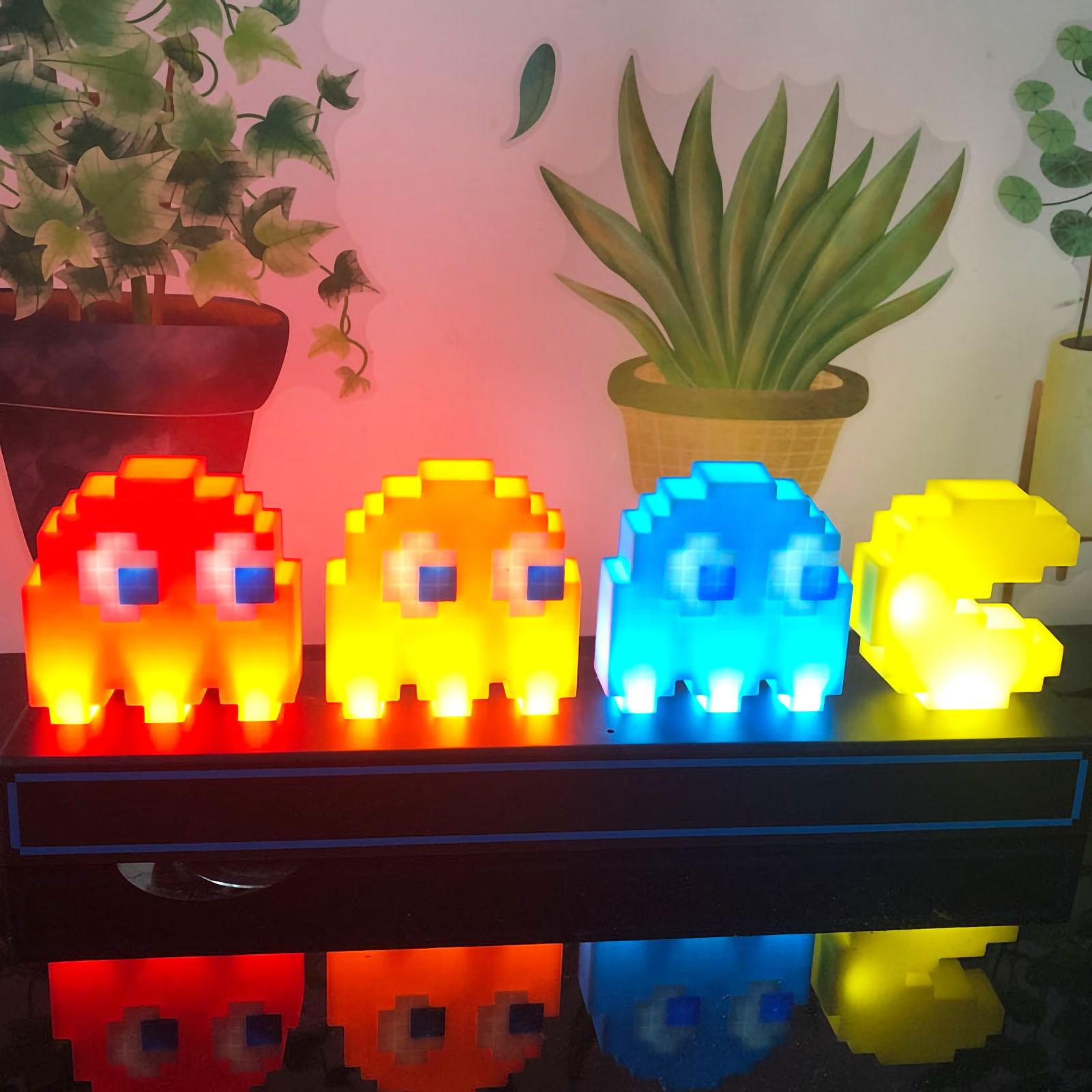 Night Lamp Intelligent Lovely Voice Control Colorful USB Night Light for Room