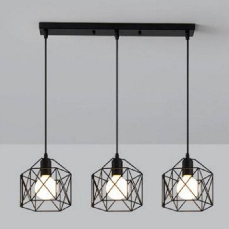Pendant Light Modern Simple Style Industrial Robust Small Chandelier Hanging