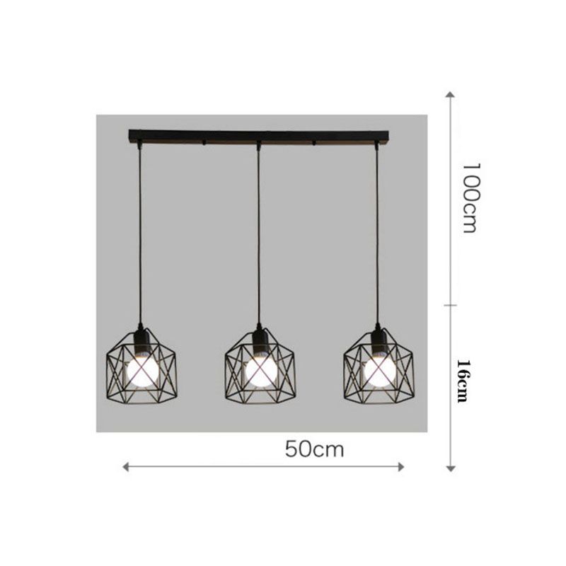 Pendant Light Modern Simple Style Industrial Robust Small Chandelier Hanging view 3