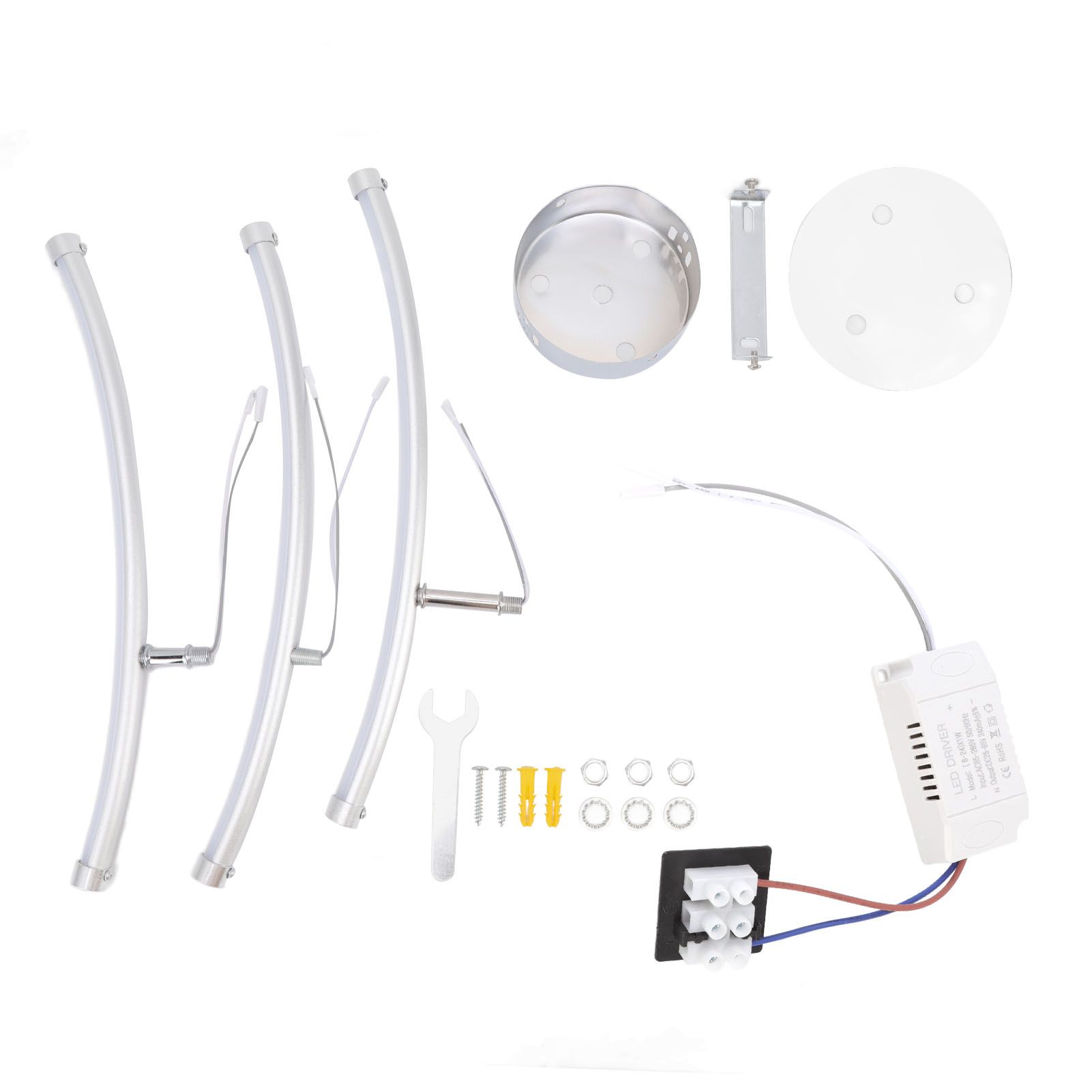 Linear Ceiling Light Trident Arc LED Linear Light 2500LM High Brightness