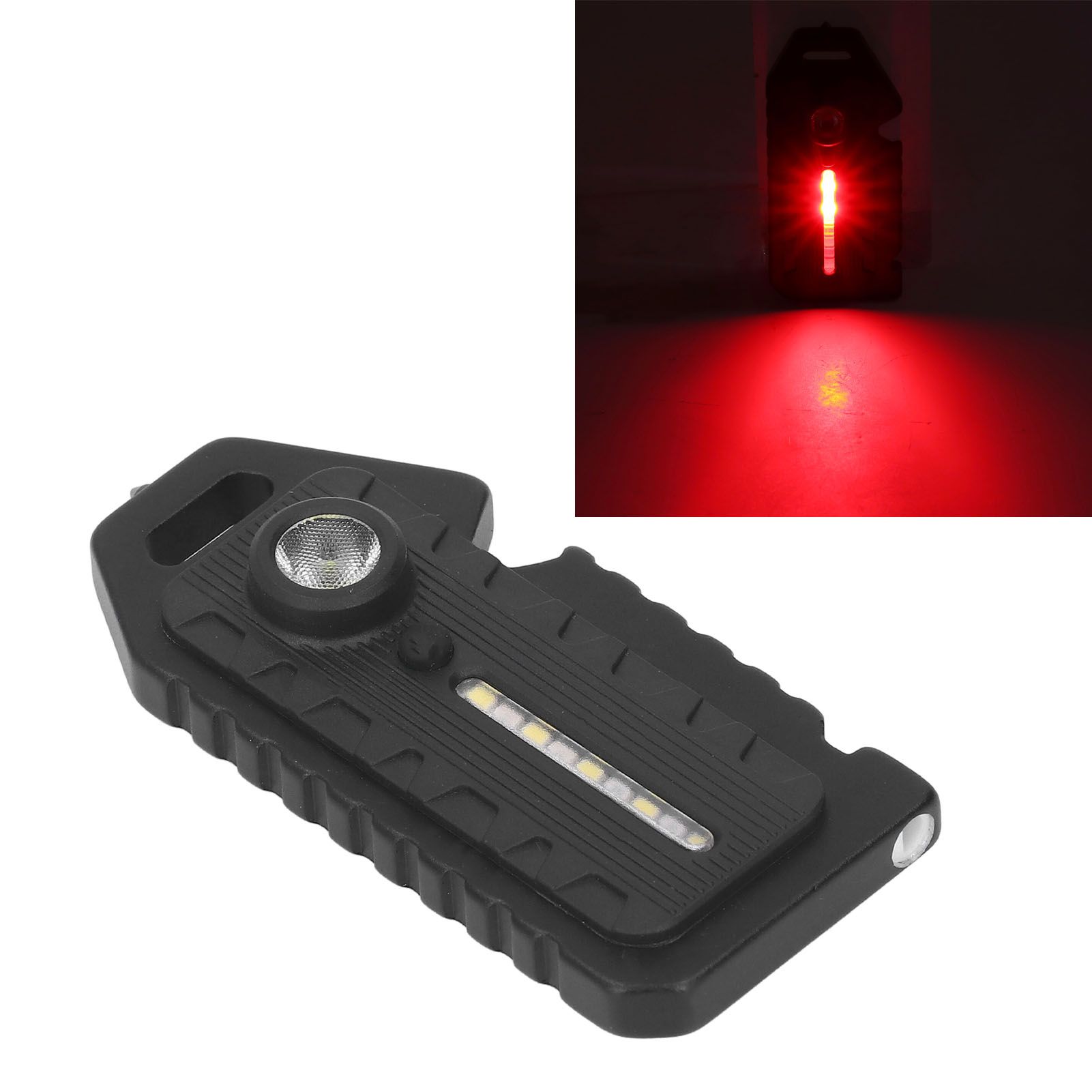 Pocket Flashlight Multifunction Keychain Flashlights Waterproof Whistle view 8