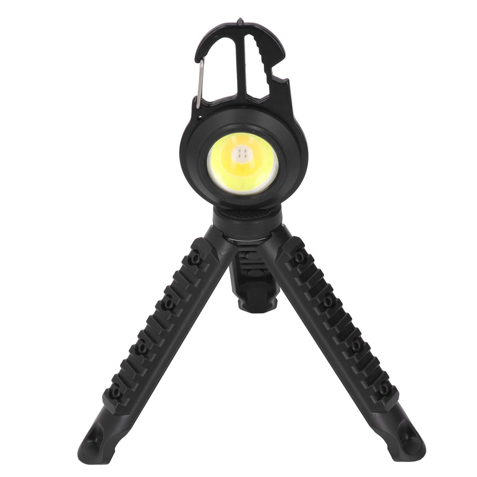 COB Small Flashlights 3 Light Modes Rechargeable Multifunctional Black view 4