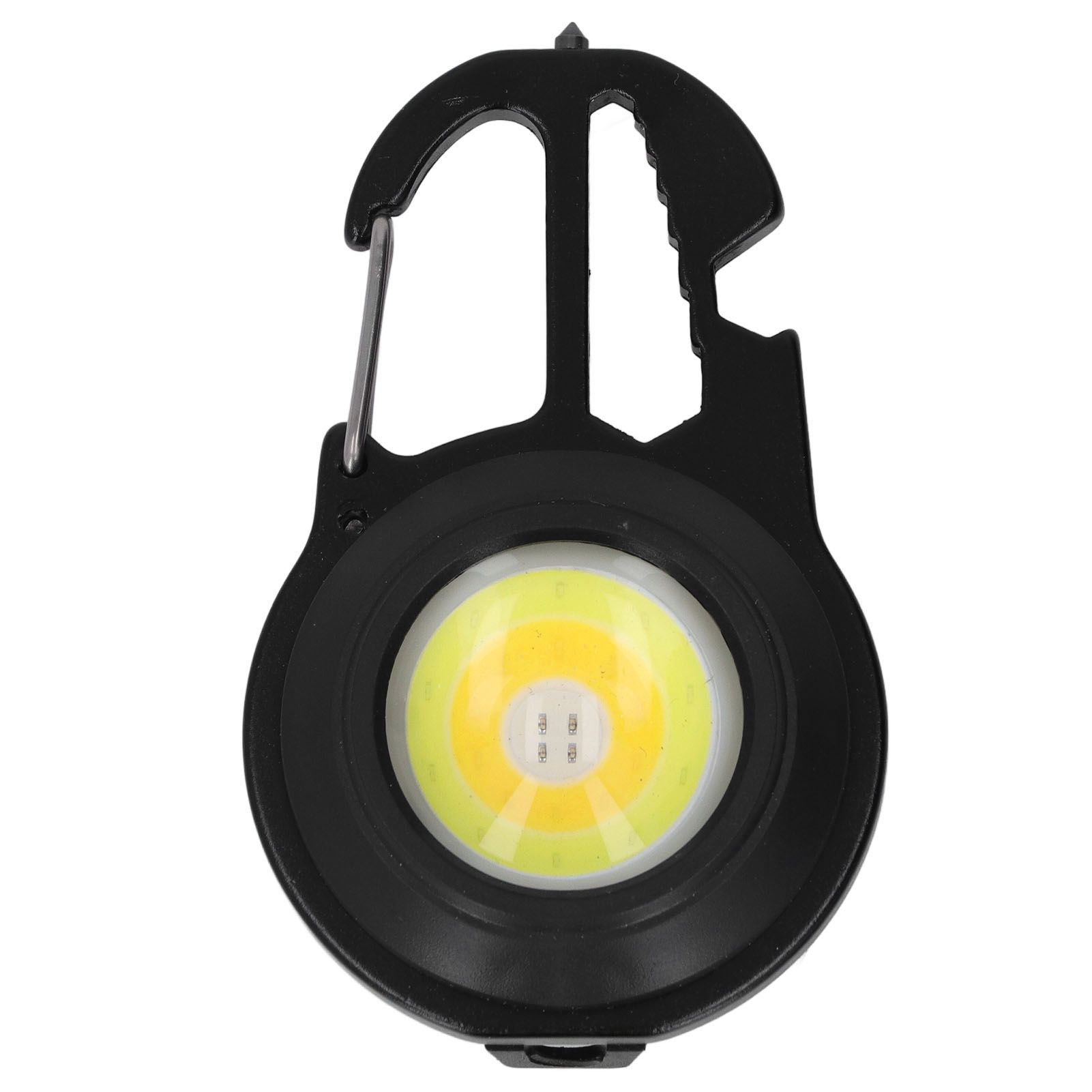 COB Small Flashlights 3 Light Modes Rechargeable Multifunctional Black view 5