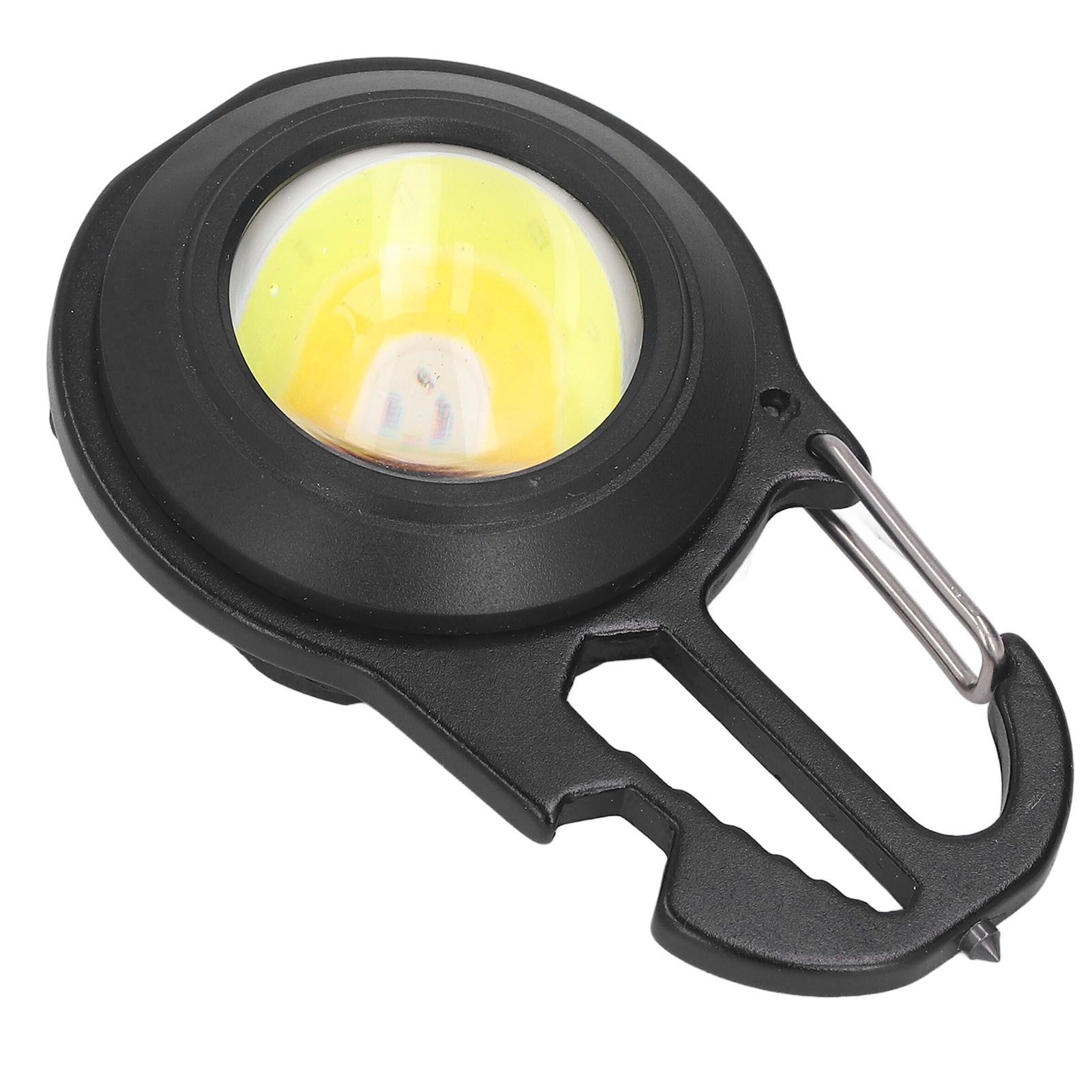 COB Small Flashlights 3 Light Modes Rechargeable Multifunctional Black view 8