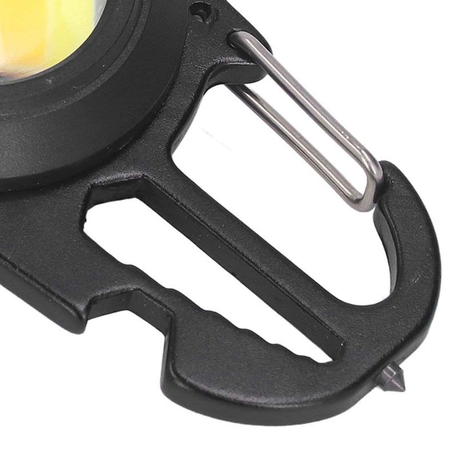 COB Small Flashlights 3 Light Modes Rechargeable Multifunctional Black view 14