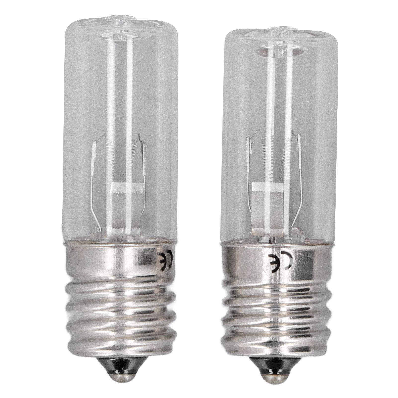 2Pcs Refrigerator Cabinet Light Deodorant Mite Removal E17 Lamp 10V 3W UVC