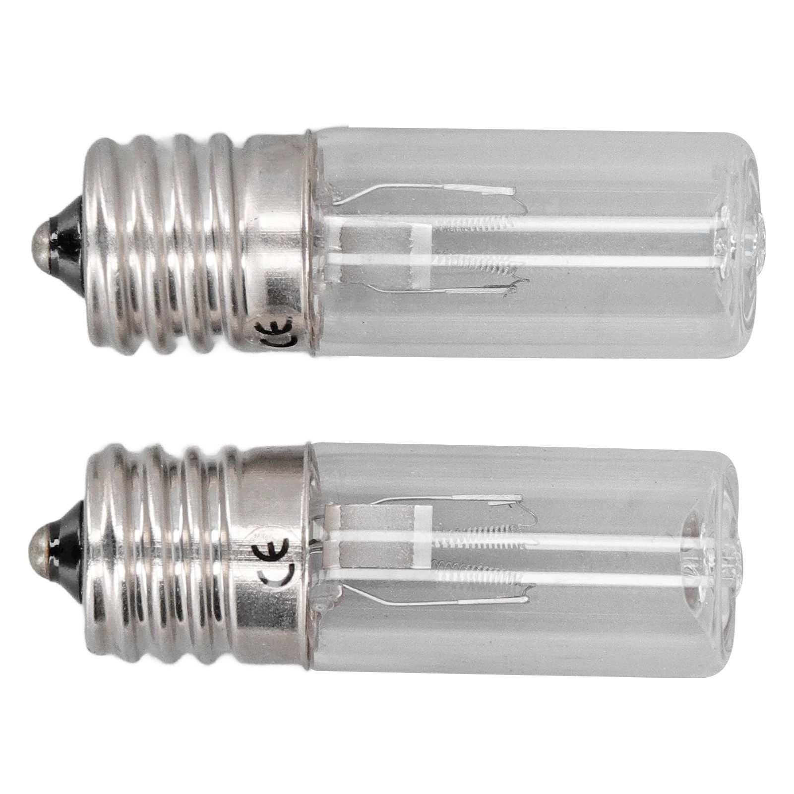 2Pcs Refrigerator Cabinet Light Deodorant Mite Removal E17 Lamp 10V 3W UVC view 4