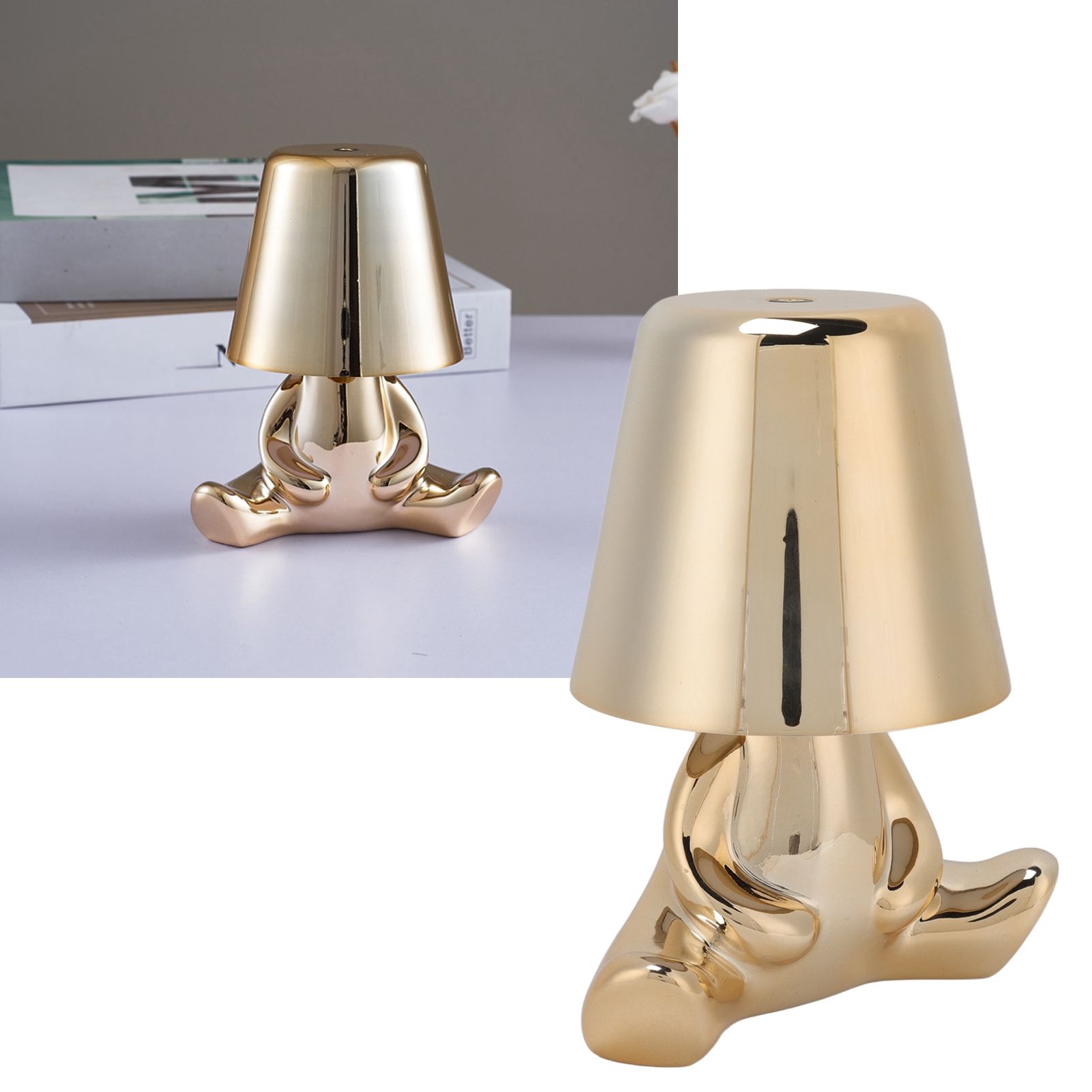 Night Lamp 3 Light Color Stepless Dimming Touch Control USB Rechargeable view 12