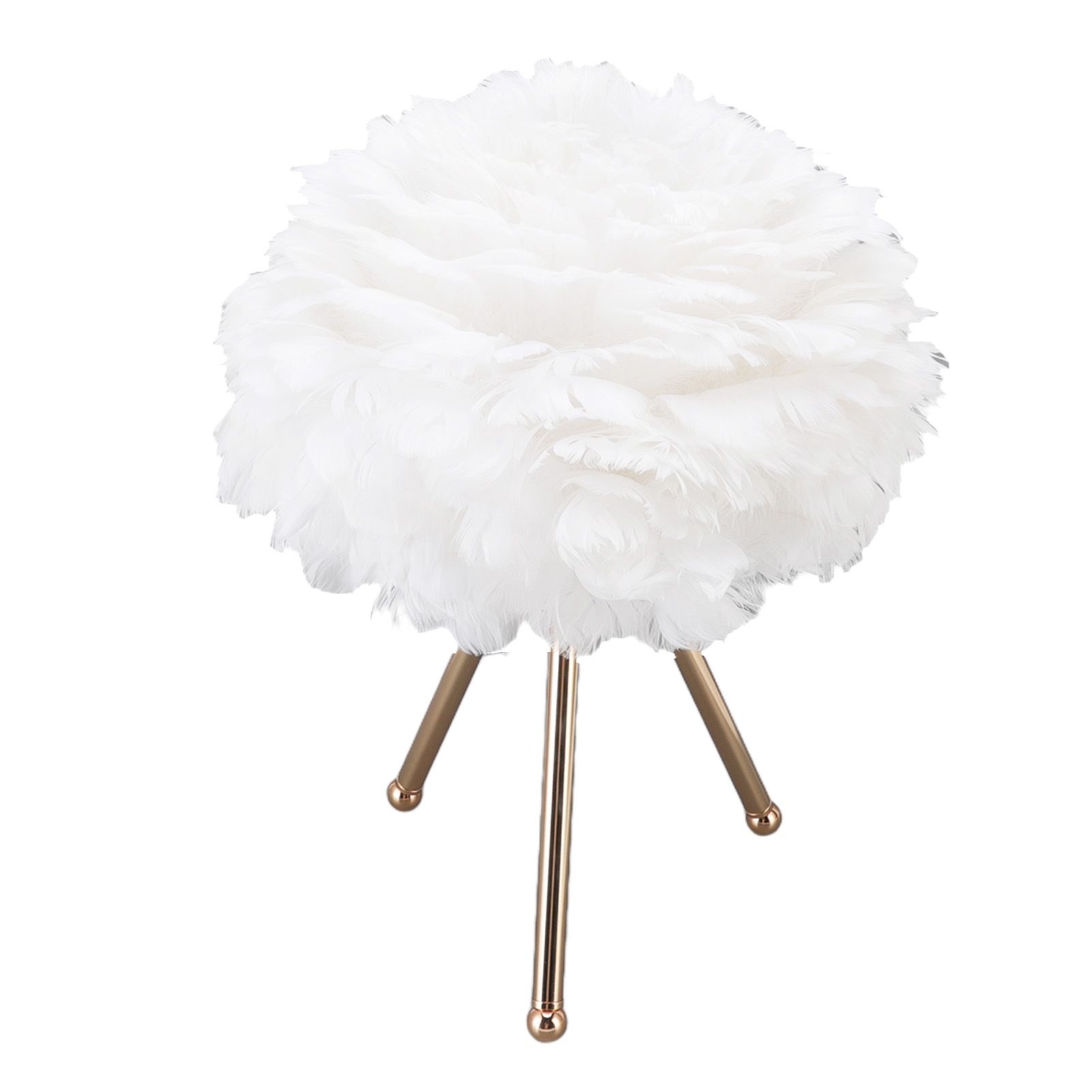 Feather Table Lamp Adjustable Color Brightness Rechargeable Touch Control view 5