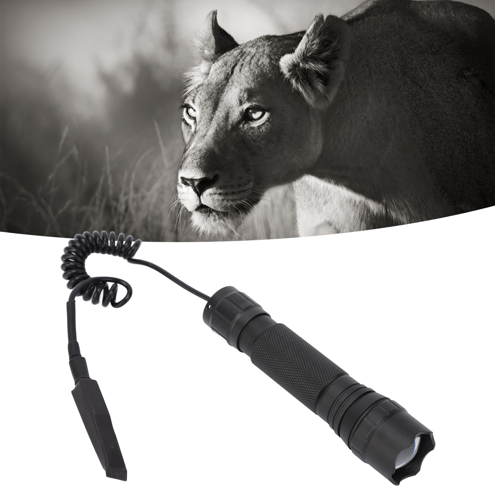 850nm IR Flashlight Portable Infrared Flashlight Zoomable Flashlight for view 11