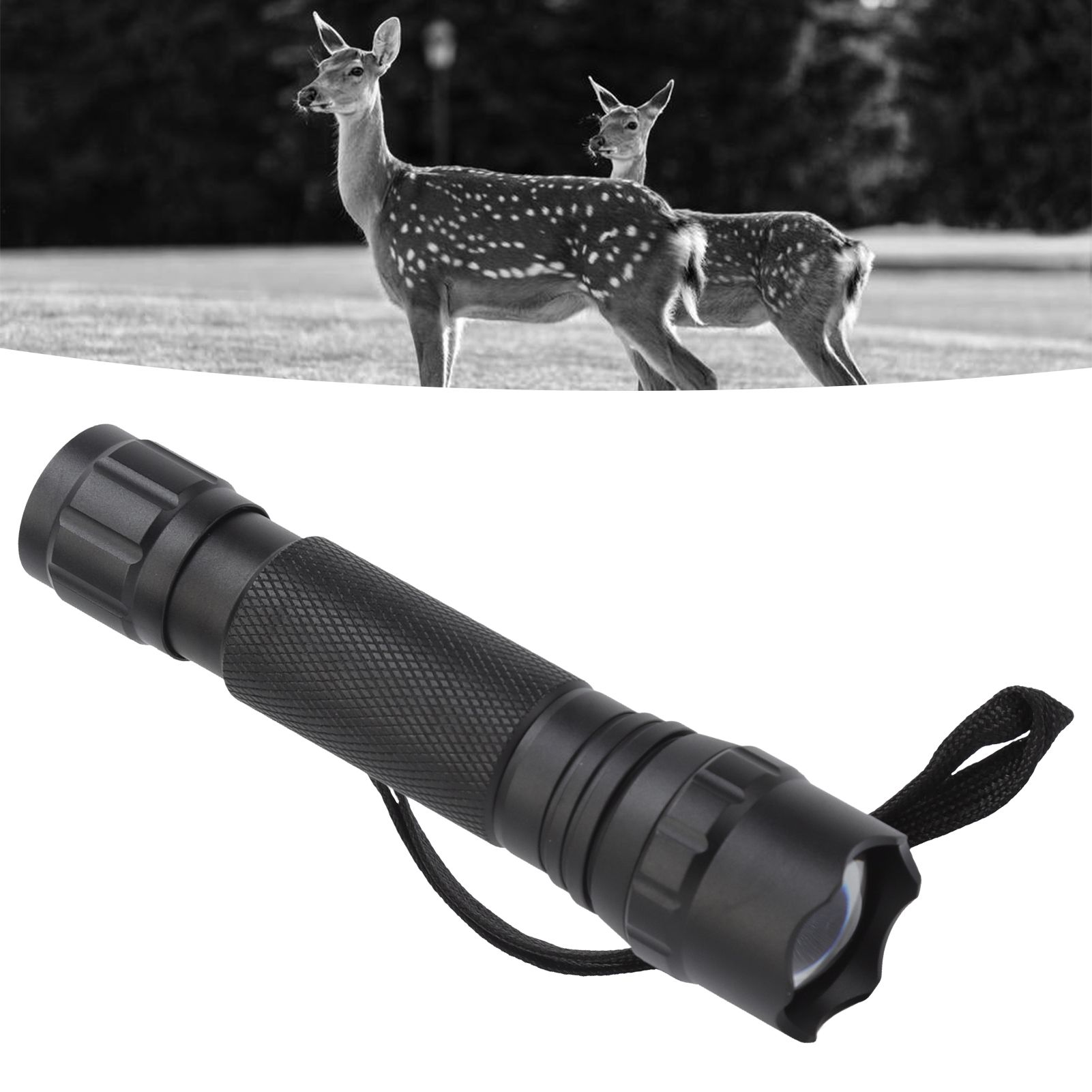 850nm IR Flashlight Portable Infrared Flashlight Zoomable Flashlight for view 12