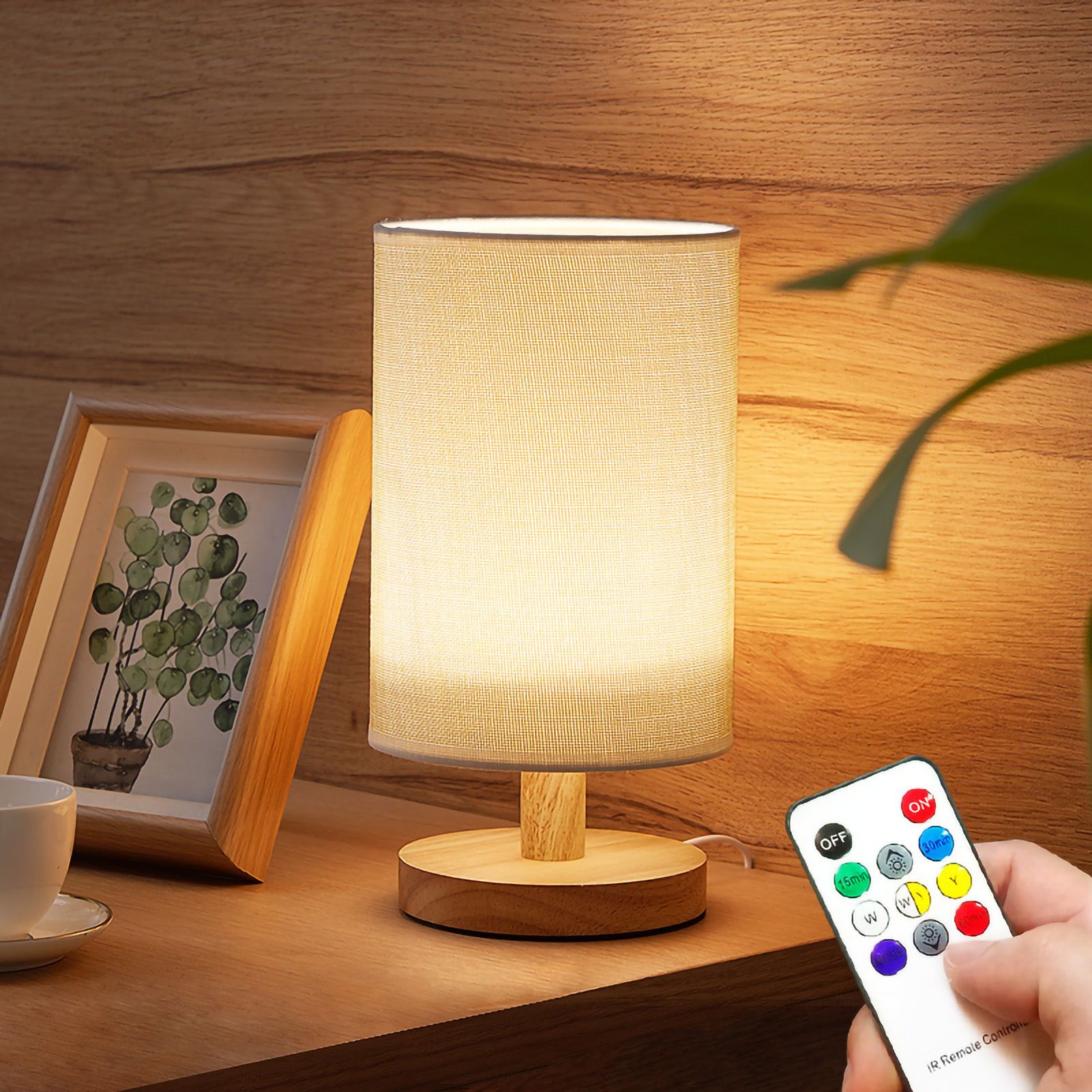Bedside Lamp Miniature Warm Light Modern LED USB Powerd Table Desktop Night