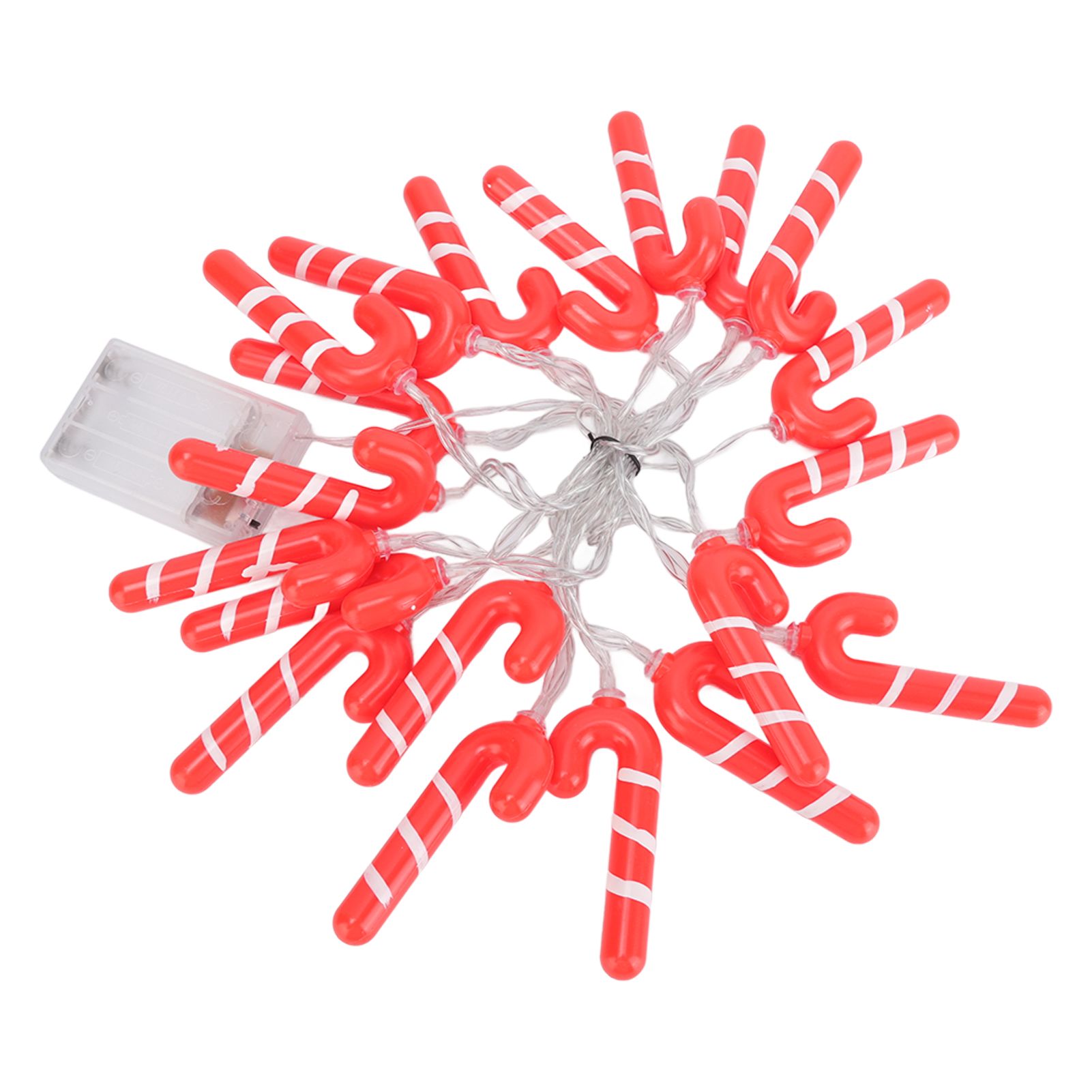 9.8ft 20LED Christmas Candy Cane String Lights J Shape LED String Lights for view 8