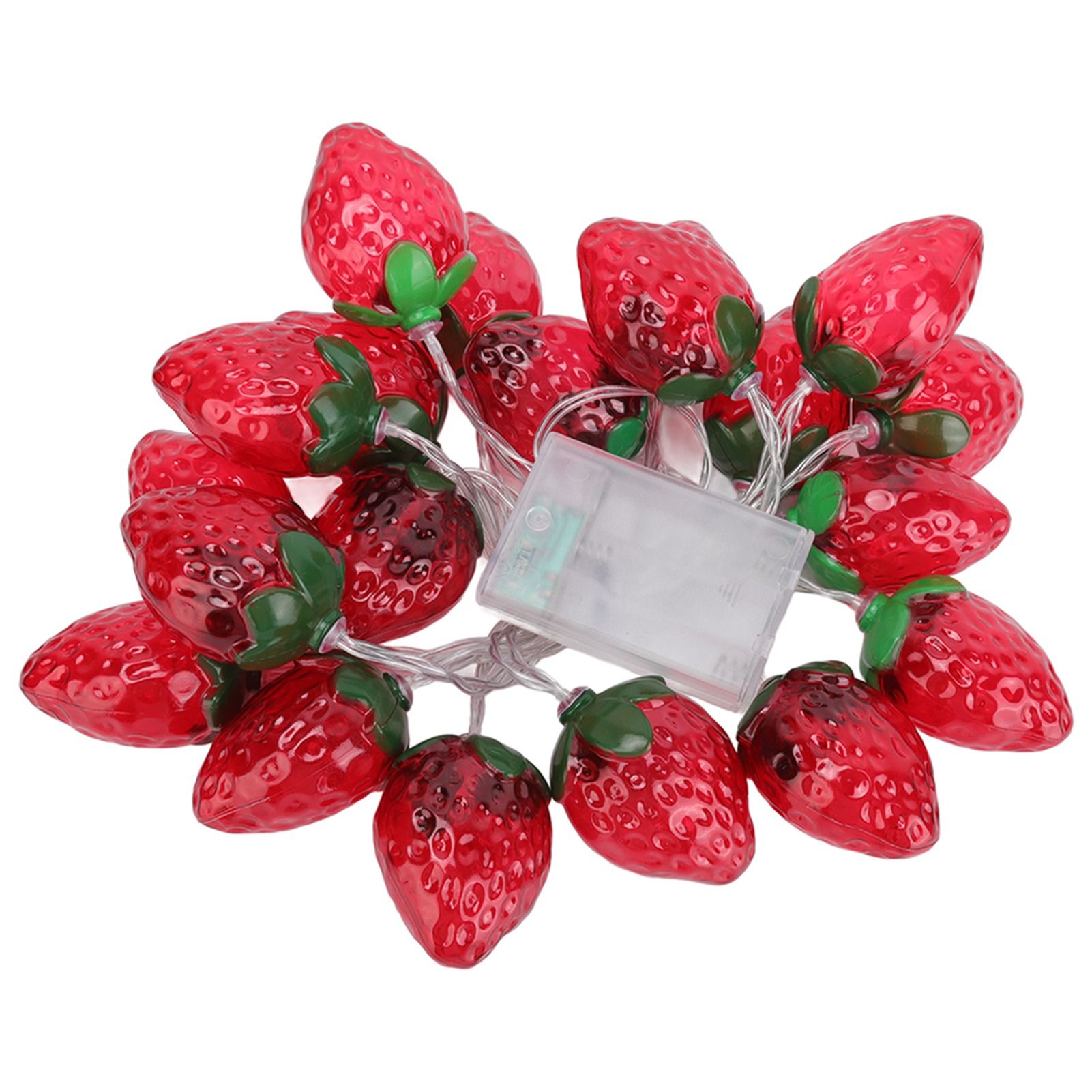 9.8ft 20LEDs Fruit String Lights Battery Operated Strawberry Lamp String view 10