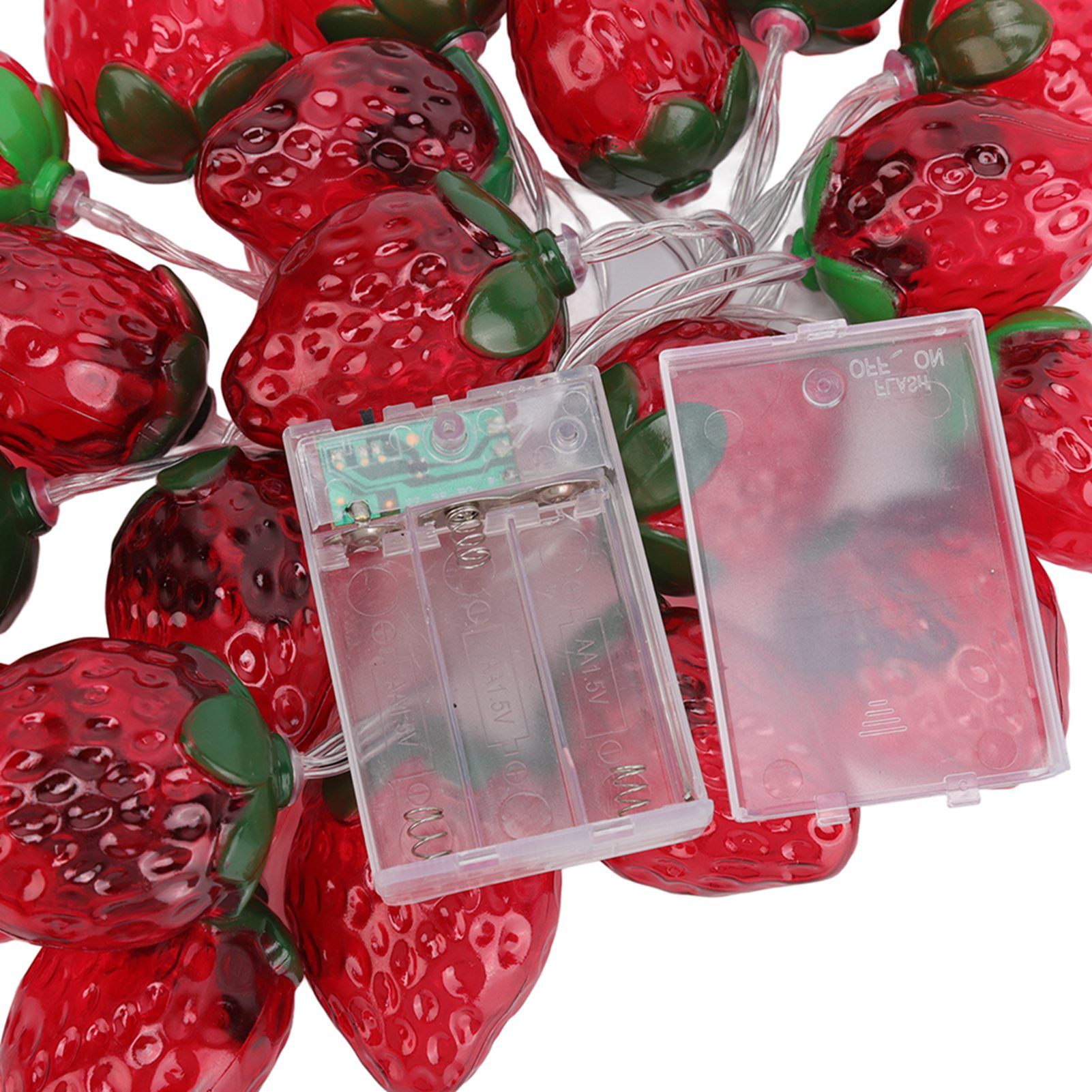 9.8ft 20LEDs Fruit String Lights Battery Operated Strawberry Lamp String view 14