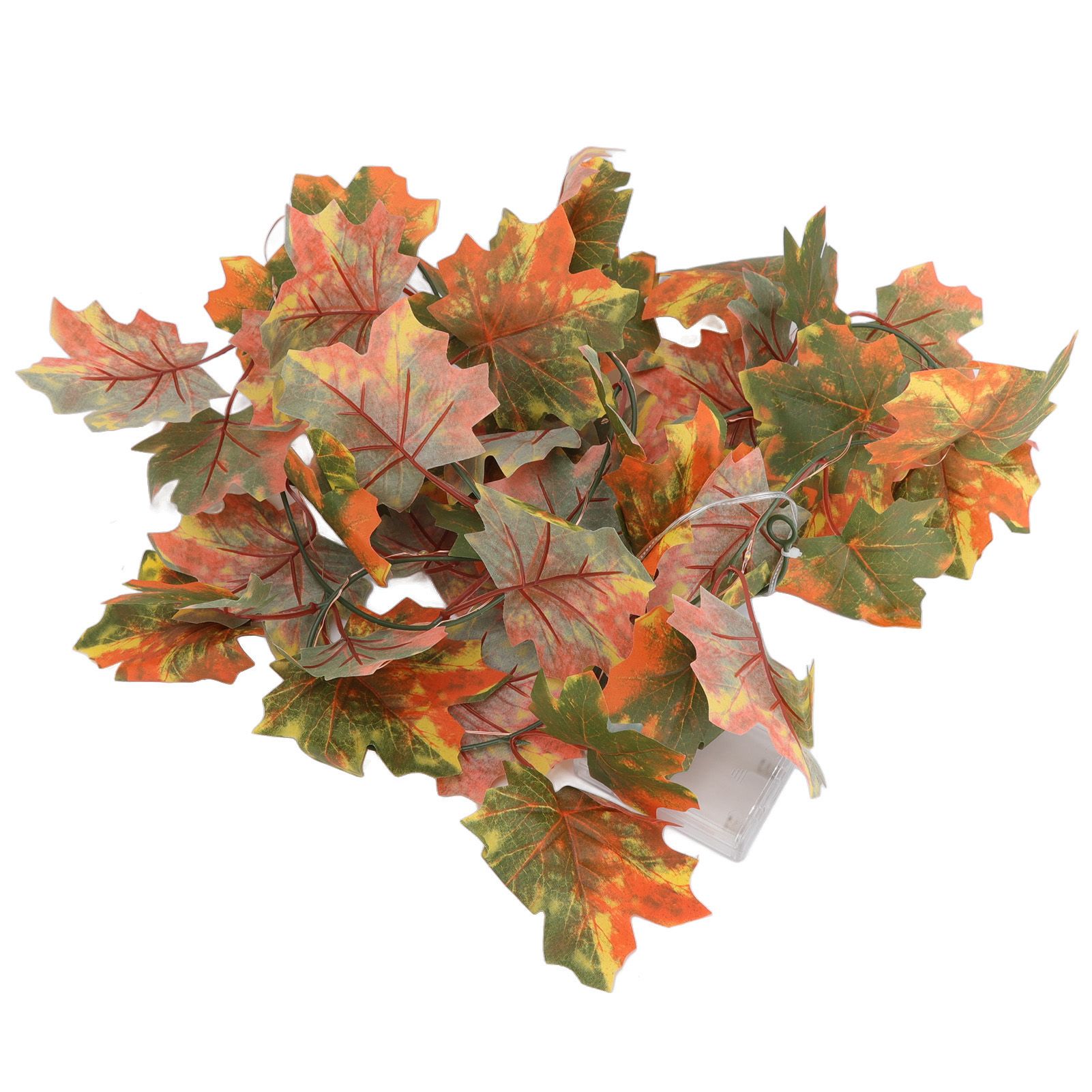 LED Maple Leaves String Light Plastic 2.2m 20LEDs Warm Light Autumn Decoration view 2
