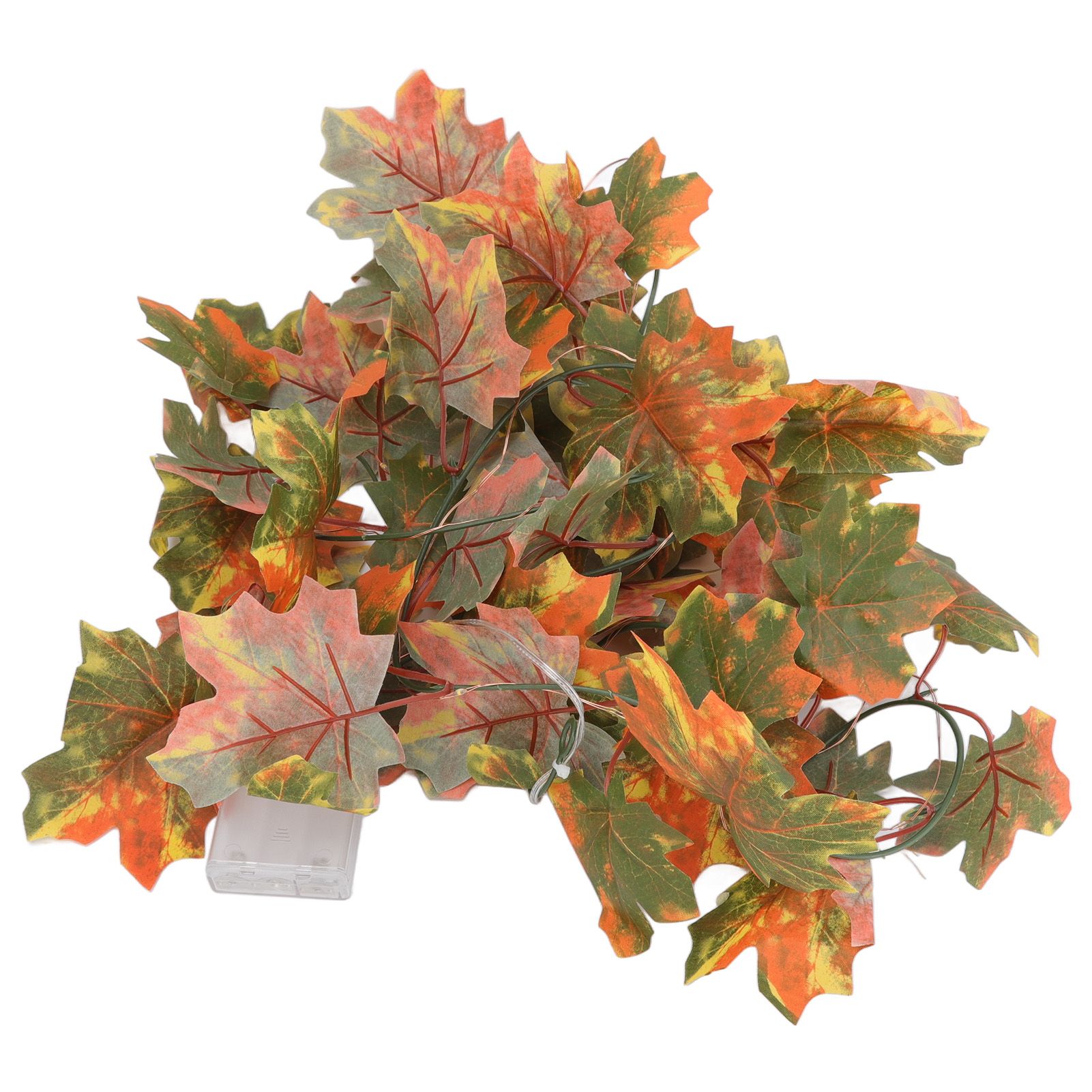 LED Maple Leaves String Light Plastic 2.2m 20LEDs Warm Light Autumn Decoration view 3