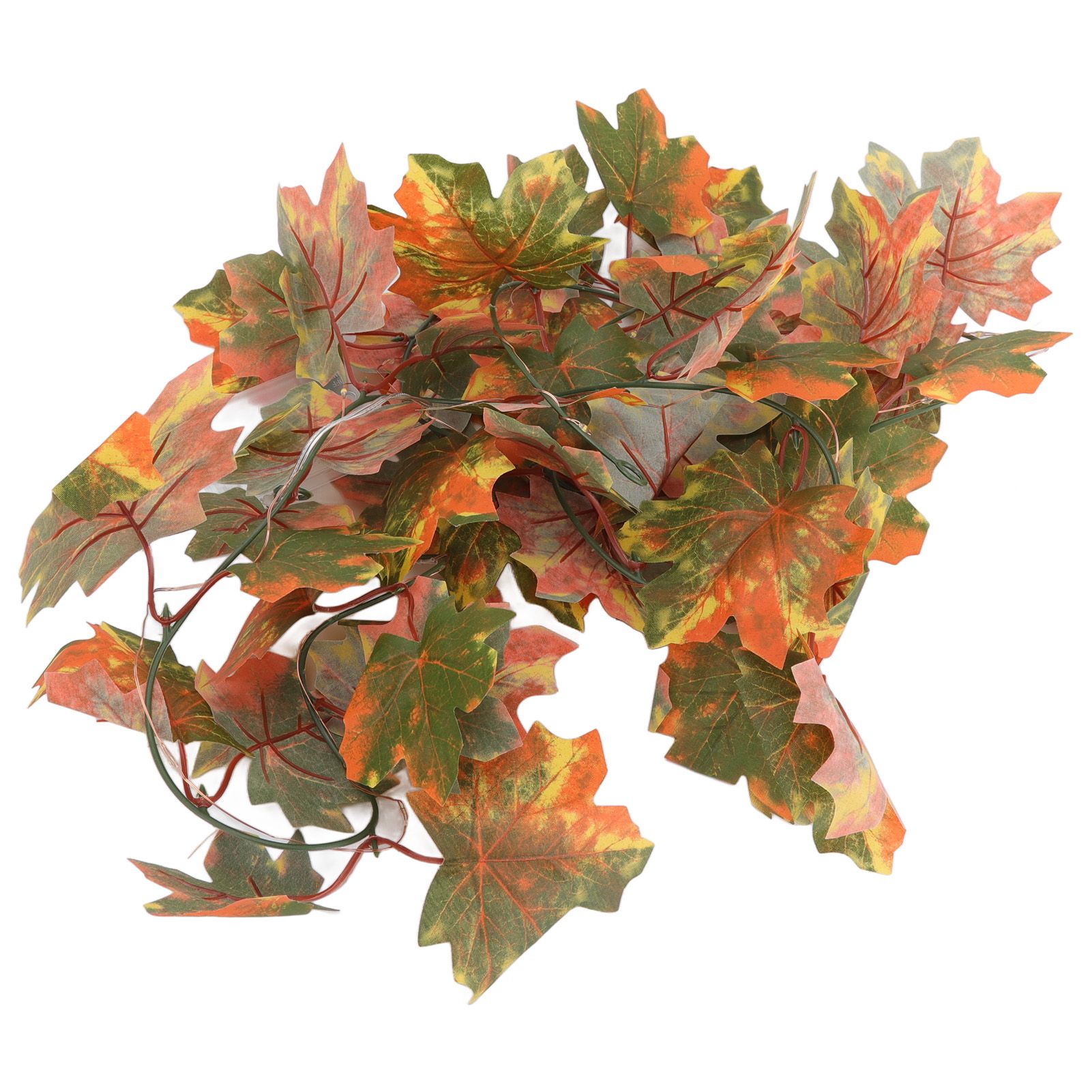 LED Maple Leaves String Light Plastic 2.2m 20LEDs Warm Light Autumn Decoration view 4