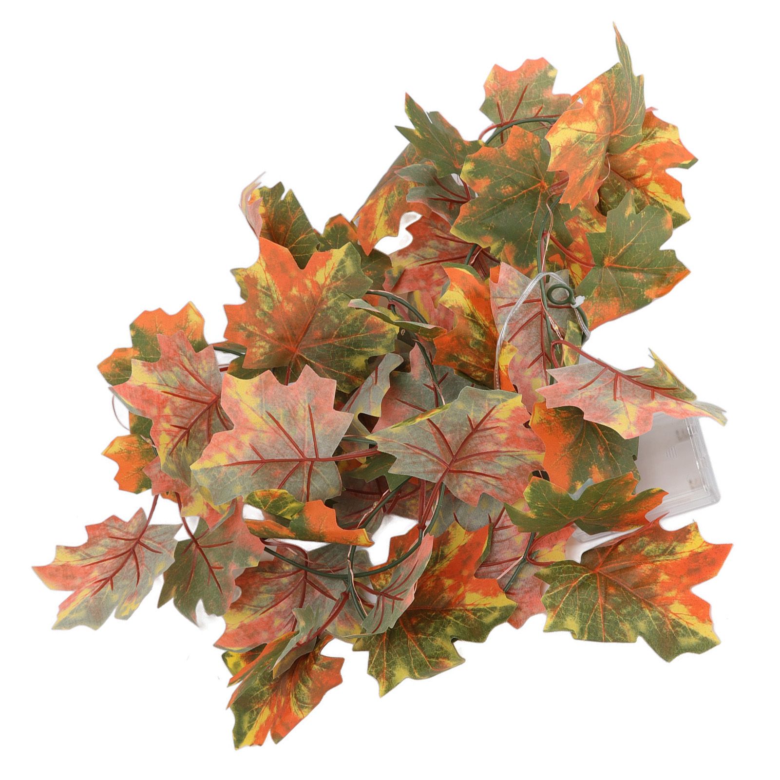 LED Maple Leaves String Light Plastic 2.2m 20LEDs Warm Light Autumn Decoration view 10