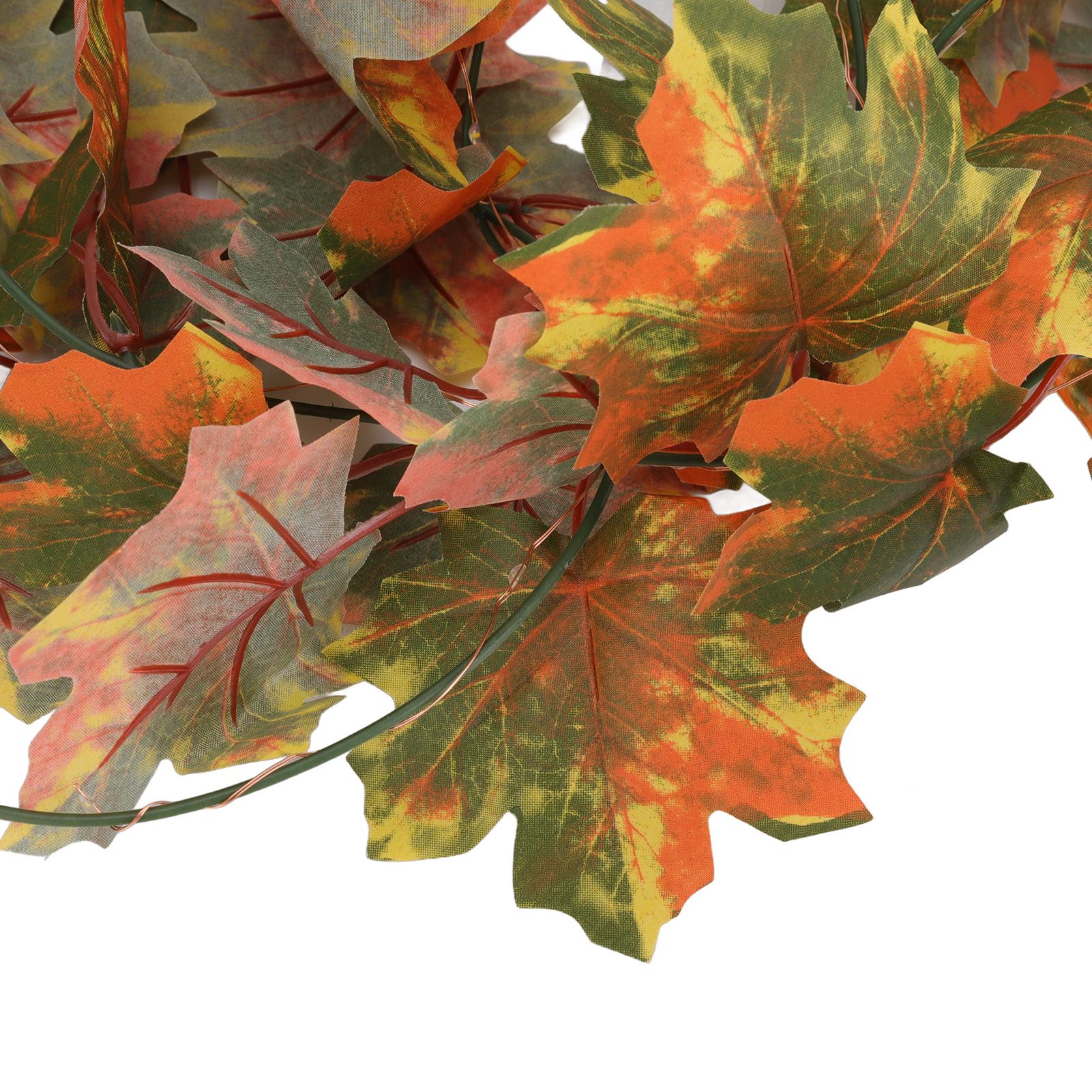 LED Maple Leaves String Light Plastic 2.2m 20LEDs Warm Light Autumn Decoration view 13