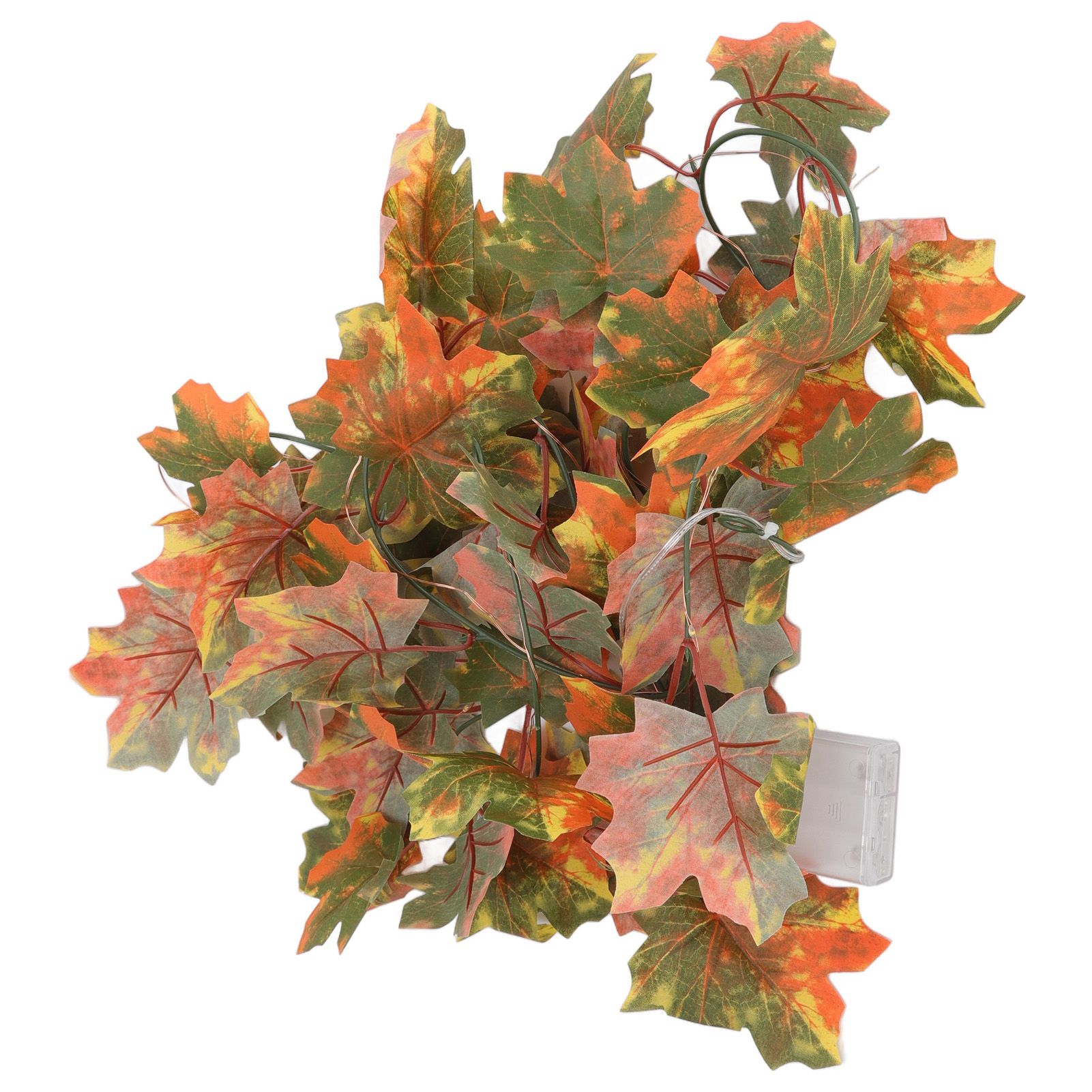LED Maple Leaves String Light Plastic 2.2m 20LEDs Warm Light Autumn Decoration view 15