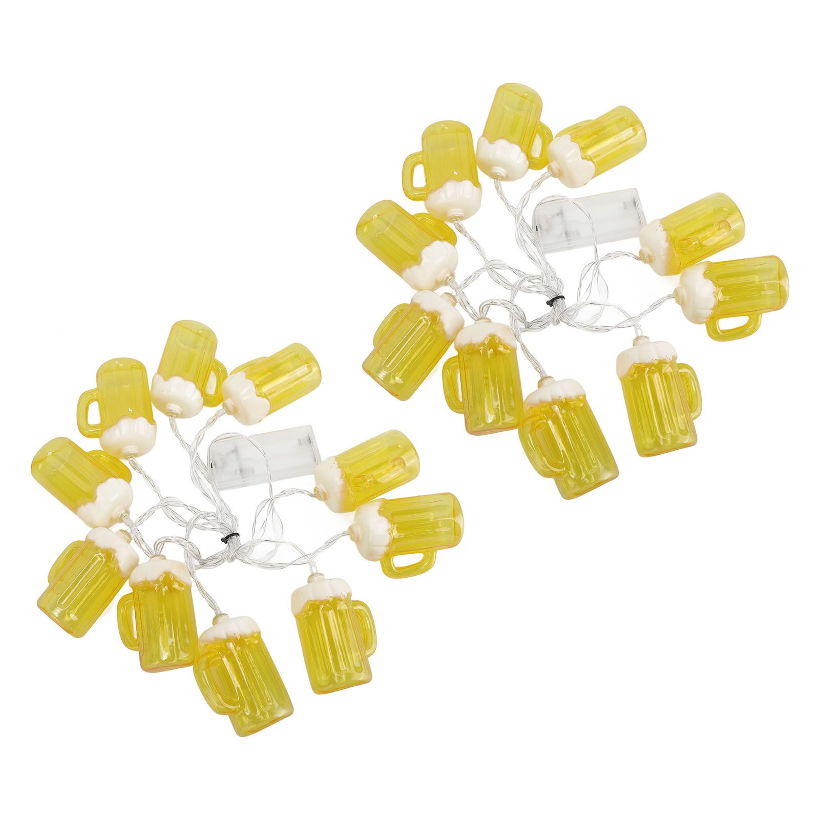 2pcs Beer String Lights 6.5ft 10LED Holiday Party Decorative String Lights for view 2