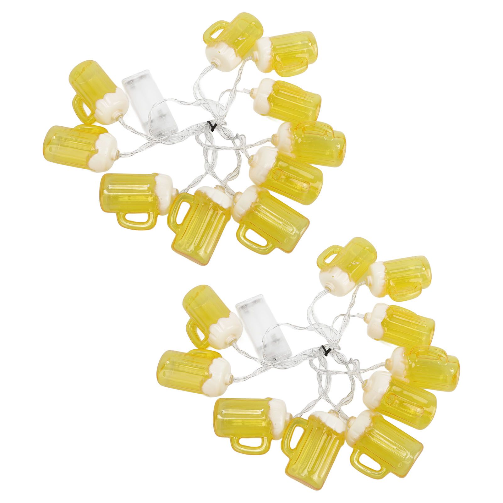 2pcs Beer String Lights 6.5ft 10LED Holiday Party Decorative String Lights for view 3