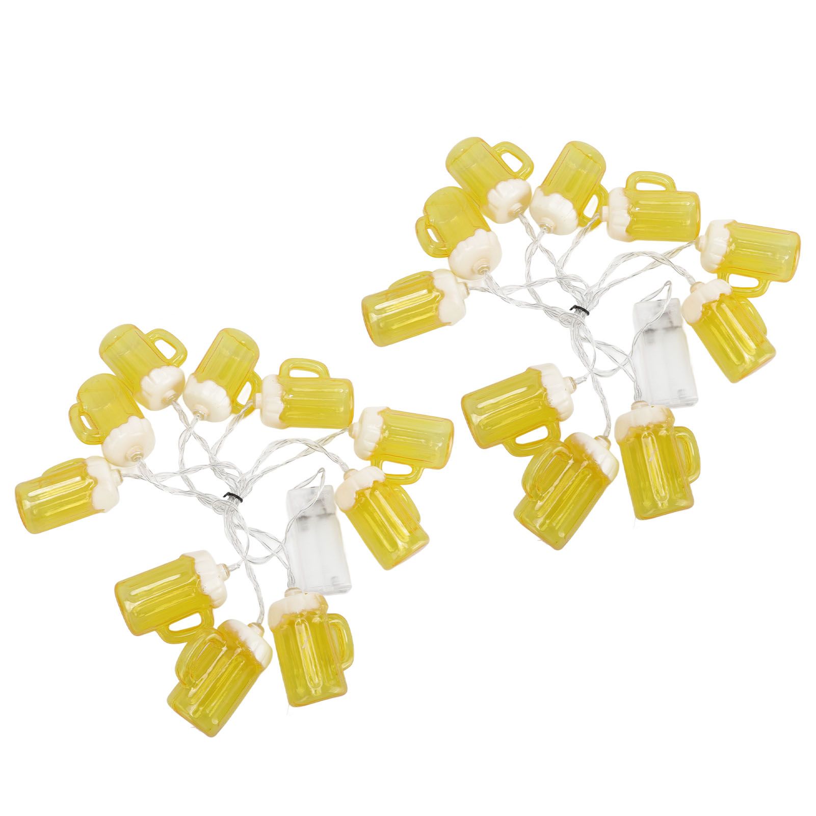 2pcs Beer String Lights 6.5ft 10LED Holiday Party Decorative String Lights for view 9