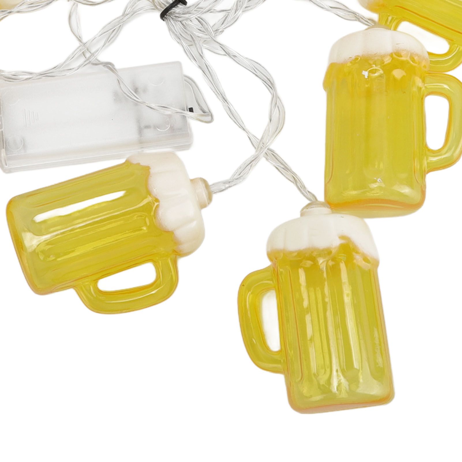 2pcs Beer String Lights 6.5ft 10LED Holiday Party Decorative String Lights for view 14