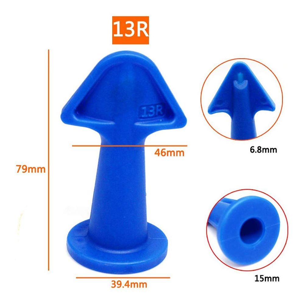 4 pcs Caulking Tool Sealant Finishing Tools Rubber Caulking Finisher Nozzle view 2