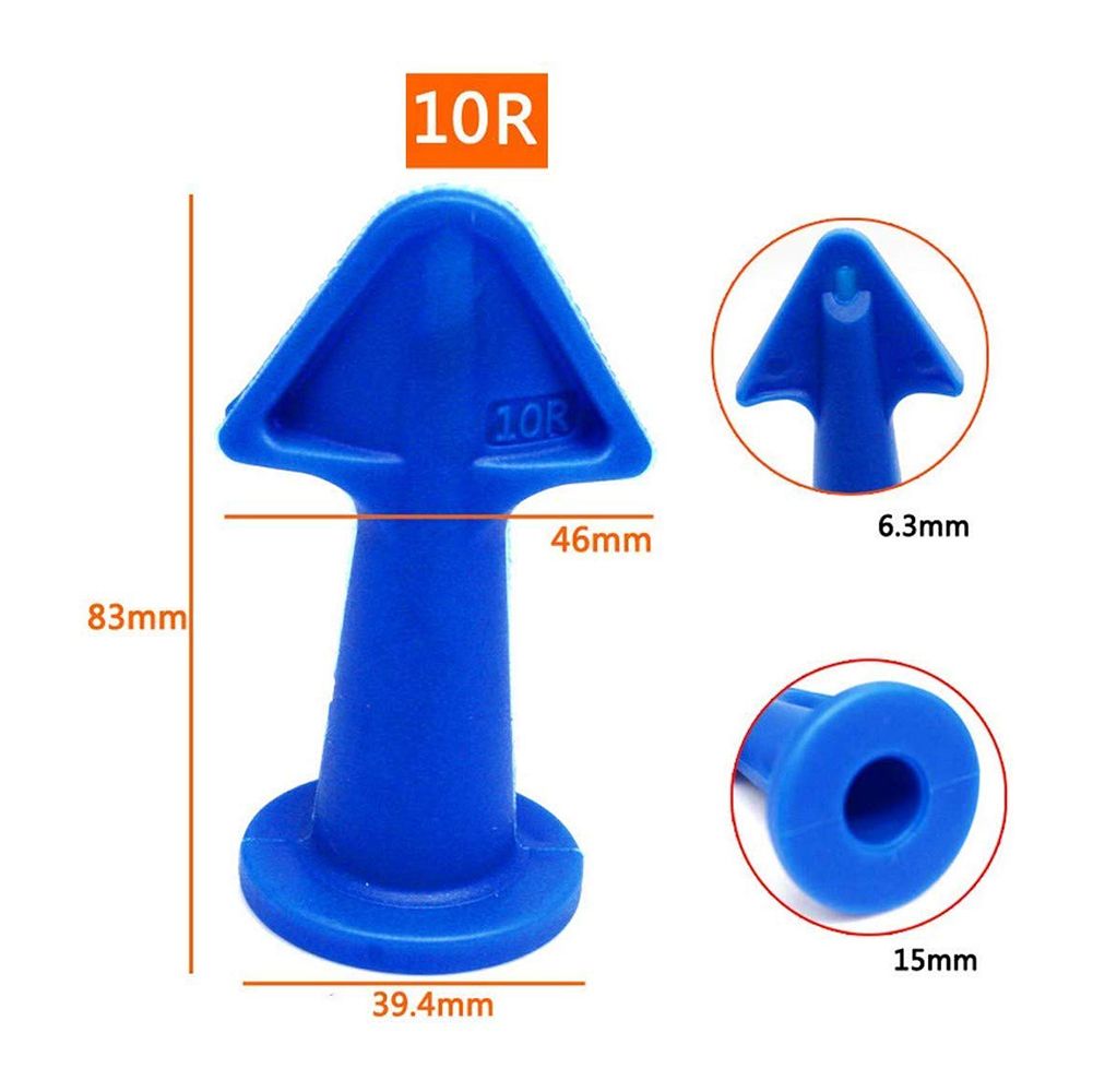 4 pcs Caulking Tool Sealant Finishing Tools Rubber Caulking Finisher Nozzle view 3
