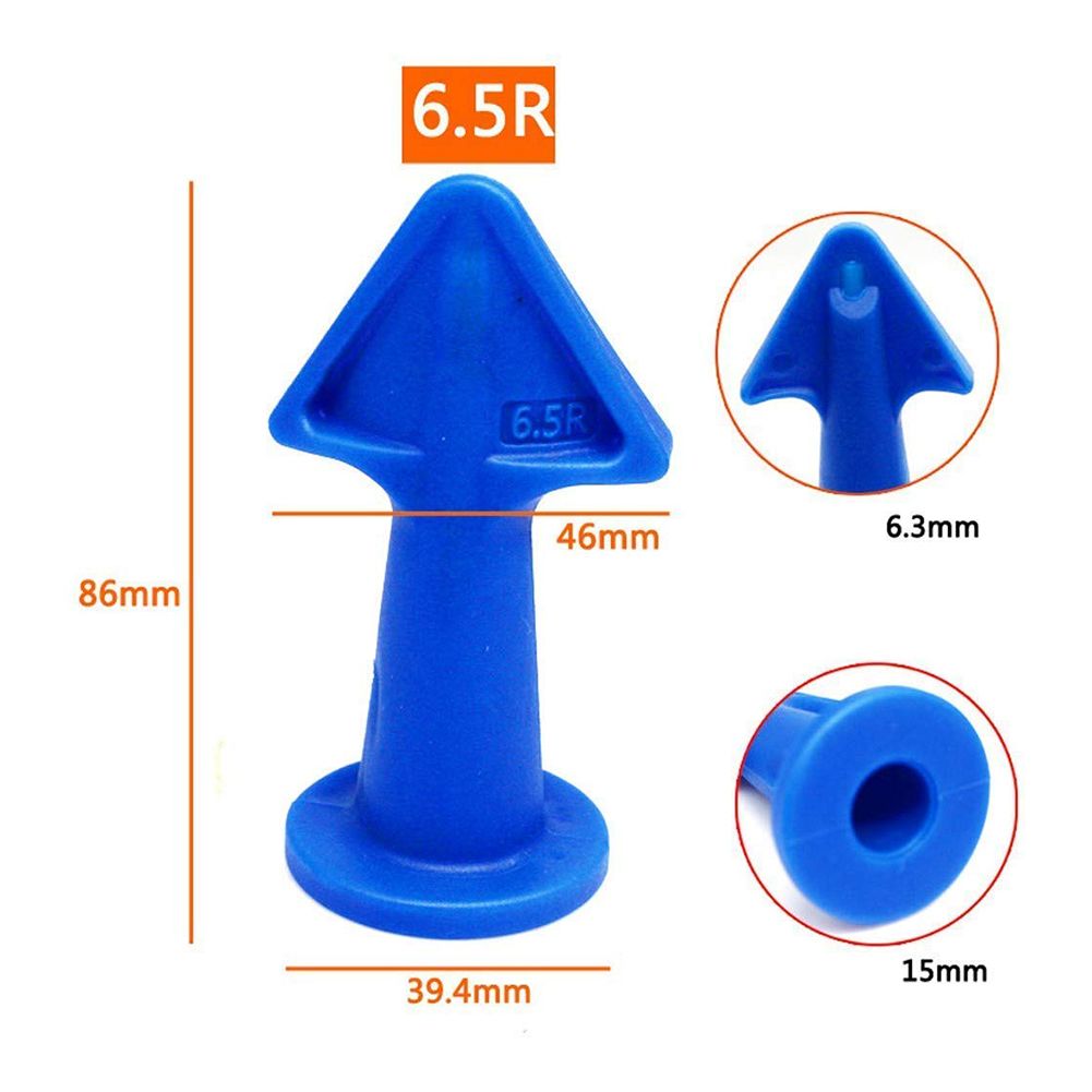4 pcs Caulking Tool Sealant Finishing Tools Rubber Caulking Finisher Nozzle view 4