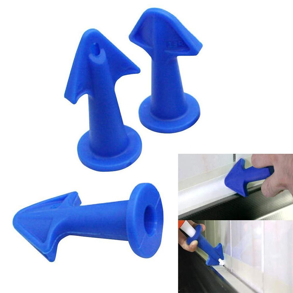4 pcs Caulking Tool Sealant Finishing Tools Rubber Caulking Finisher Nozzle view 8