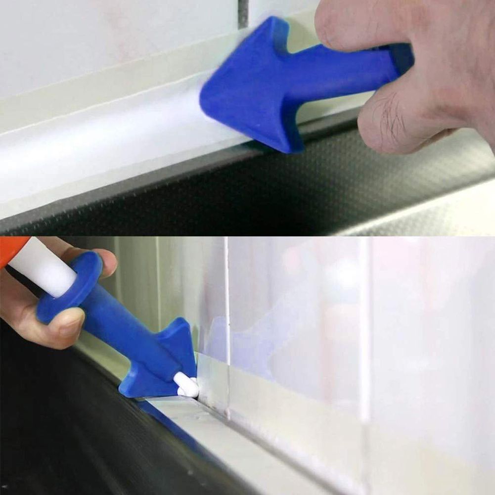 4 pcs Caulking Tool Sealant Finishing Tools Rubber Caulking Finisher Nozzle view 14