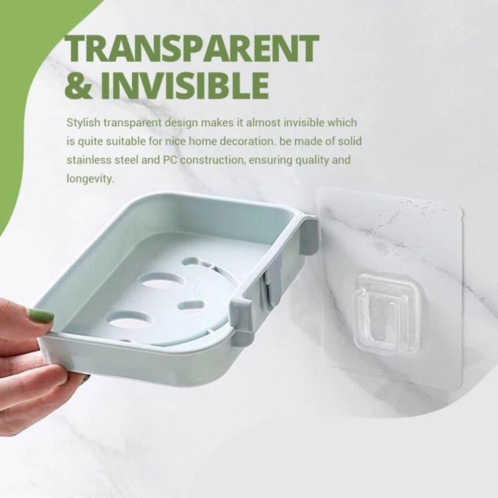 10PCS Double Sided Adhesive Wall Hooks Seamless Hook for Bathroom Kitchen Sockets view 2