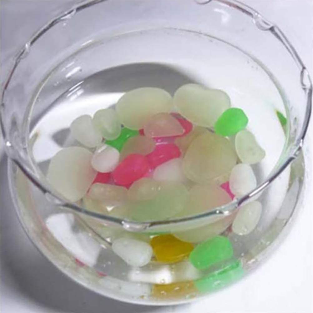 100PCS Luminous Pebbles DIY Decorative Luminous Stones Decorative Stones for view 3