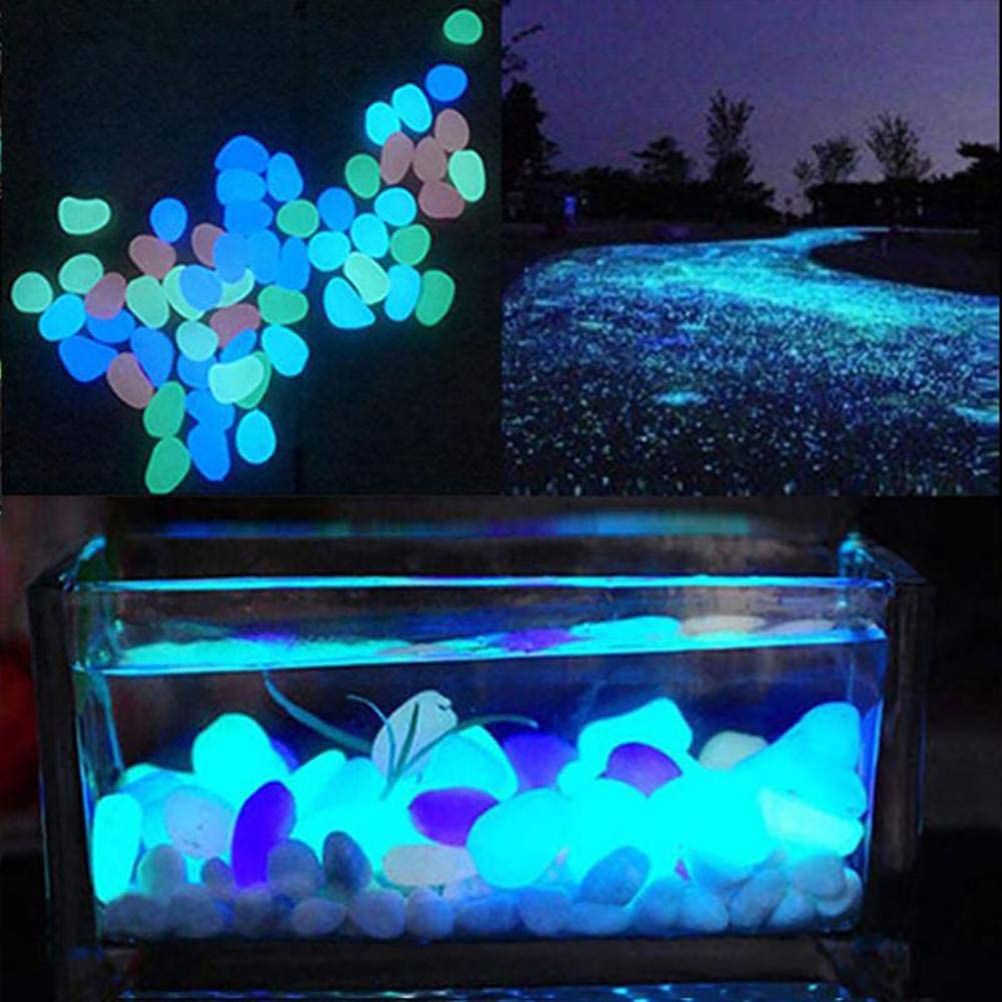 100PCS Luminous Pebbles DIY Decorative Luminous Stones Decorative Stones for view 6