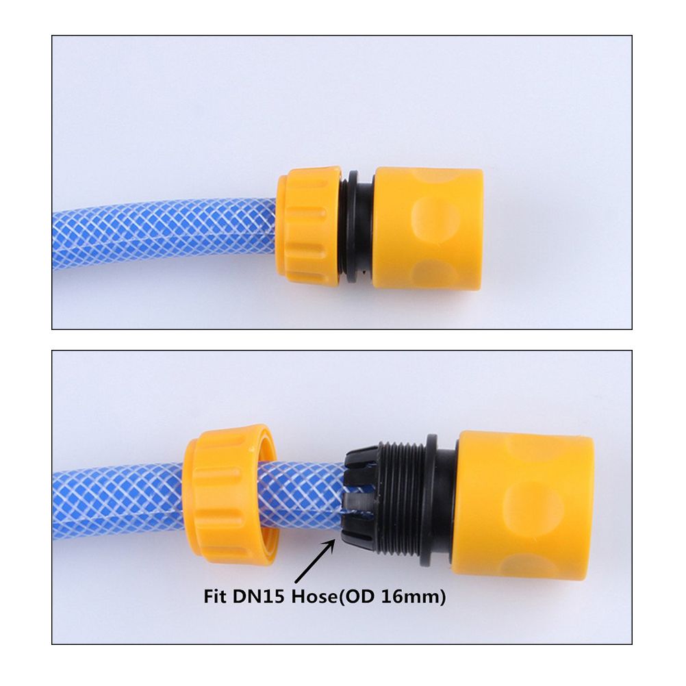 6Pcs 1/2in Quick Tap Water Connector Adapter Garden Irrigation Hose Connector view 8