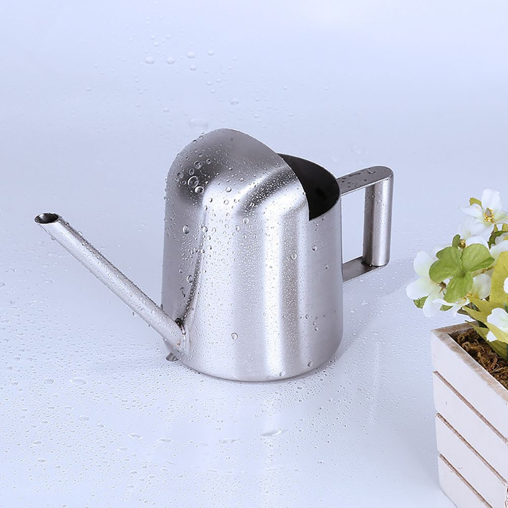 300ml Stainless Steel Watering Kettle with Semi Open Top Indoor Watering Pot view 3