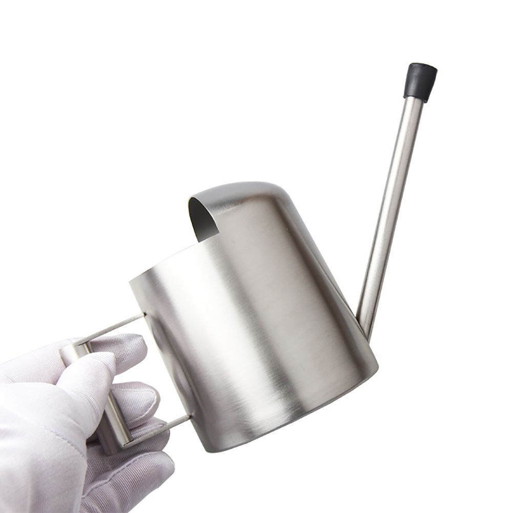 300ml Stainless Steel Watering Kettle with Semi Open Top Indoor Watering Pot view 8