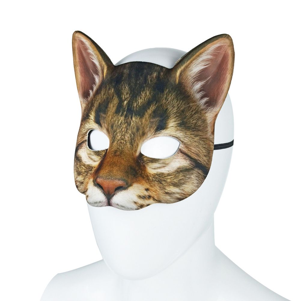 Halloween Carnival Cat Mask Masquerade Party Dance Required Cosplay Costume view 3