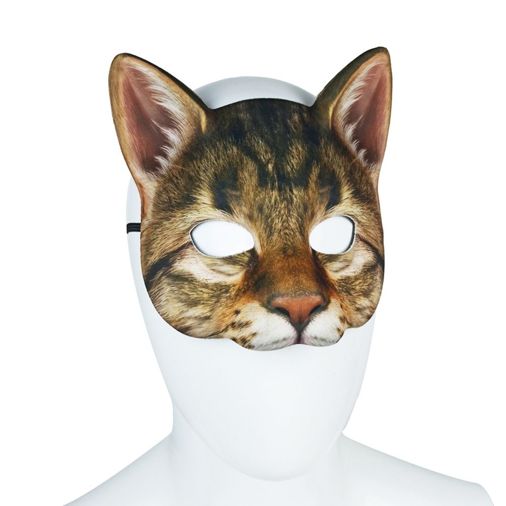 Halloween Carnival Cat Mask Masquerade Party Dance Required Cosplay Costume view 4