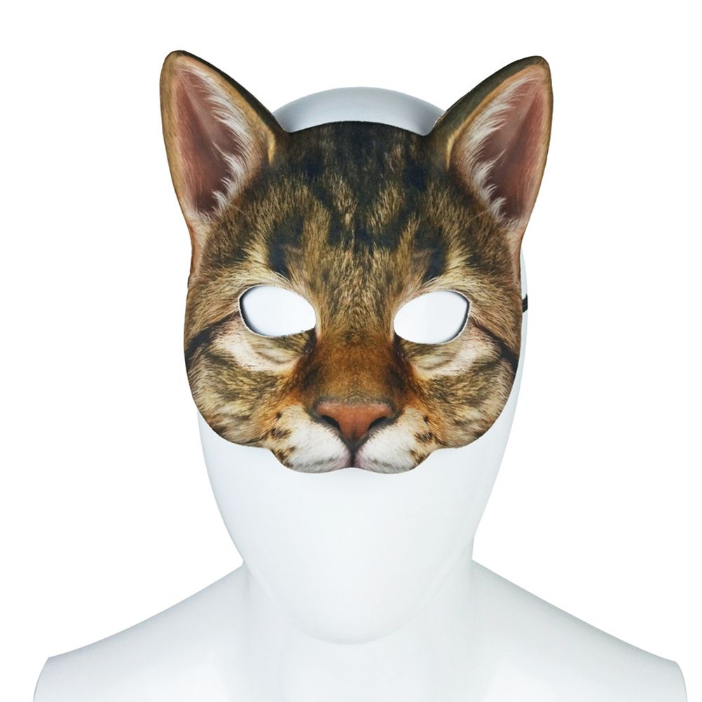 Halloween Carnival Cat Mask Masquerade Party Dance Required Cosplay Costume view 6