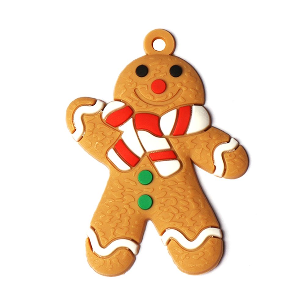 6PCS Gingerbread Man Ornaments Traditional Gingerbread Man Doll Hanging view 5