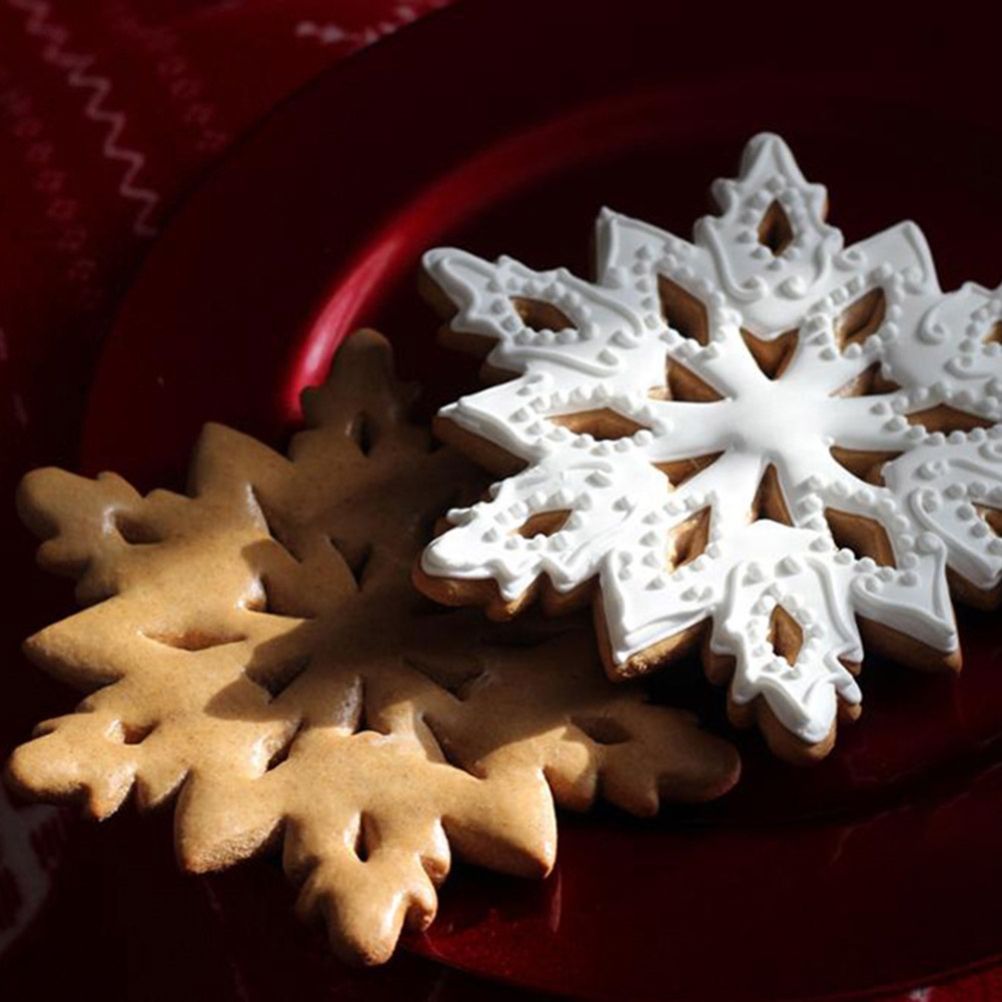 3D Snowflake Cake Mold Stainless Steel Baking Mold Multipurpose Durable view 2