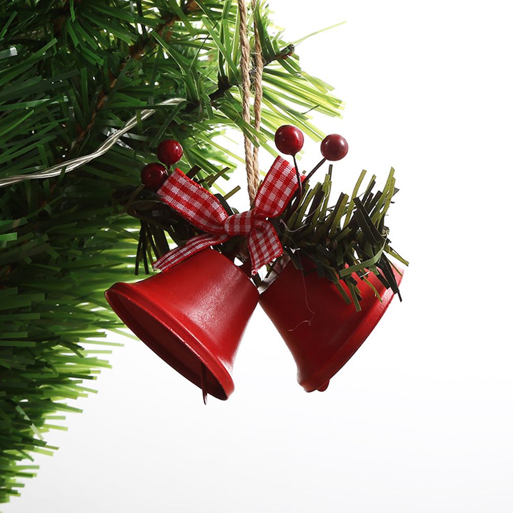 Metal Horn Bell Christmas Tree Ornaments Durable Lovely Christmas Tree Hanging view 3