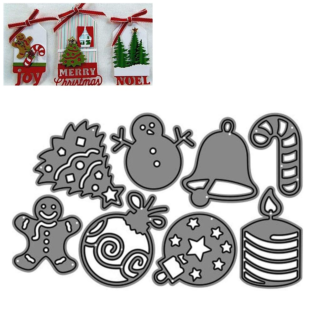 Christmas Carbon Steel Cutting Dies Craft Die Cuts for Card Making and — image 1