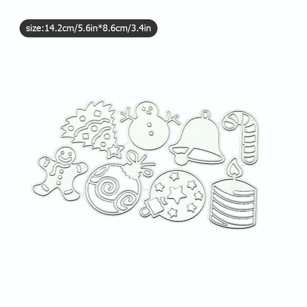 Christmas Carbon Steel Cutting Dies Craft Die Cuts for Card Making and view 3