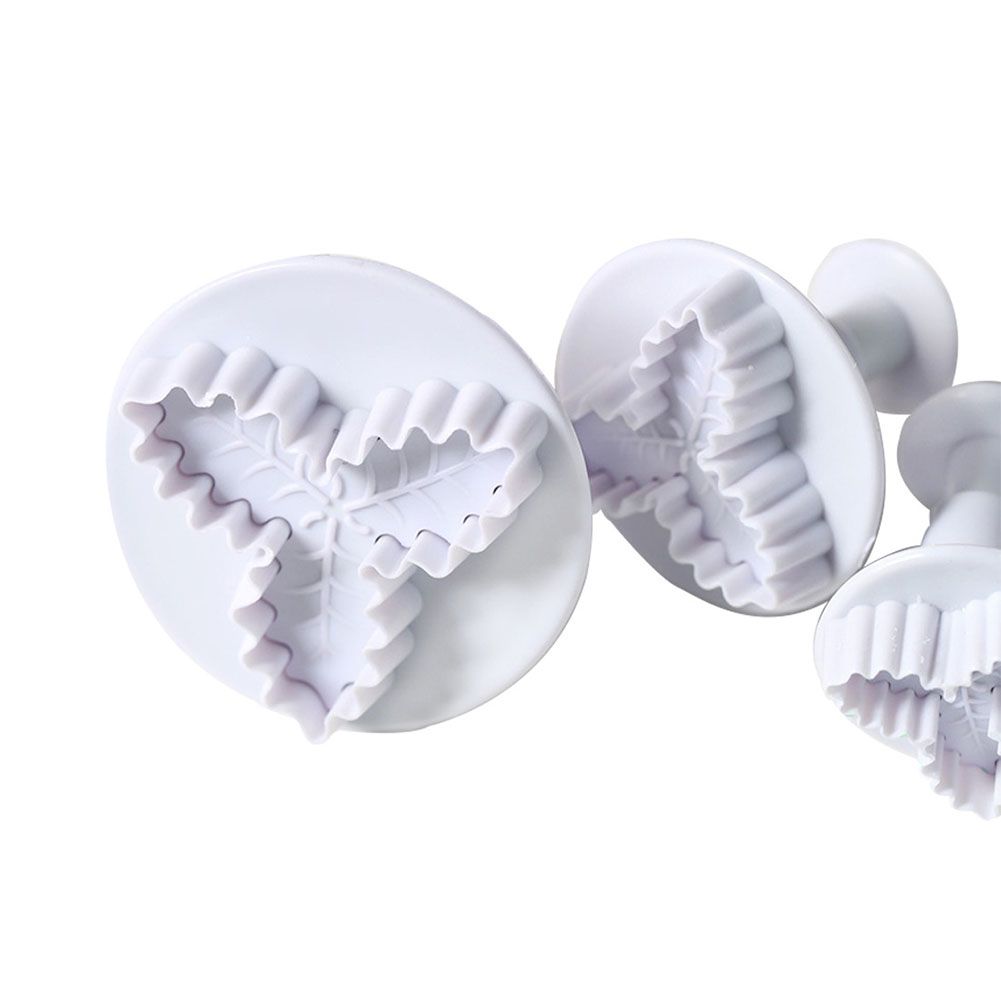 Christmas Holly Leaf Plunger Cutter Holly Leaves Fondant Mold Cutter Christmas view 5