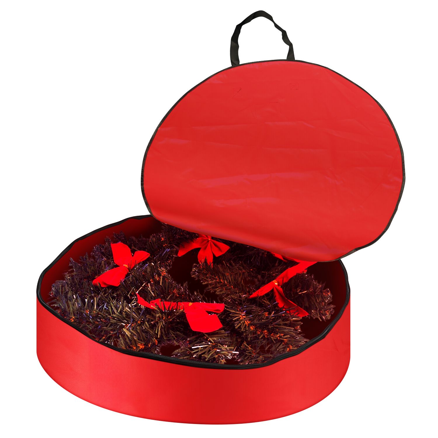 91x20cm Household Christmas Wreath Storage Bag with Handle Waterproof